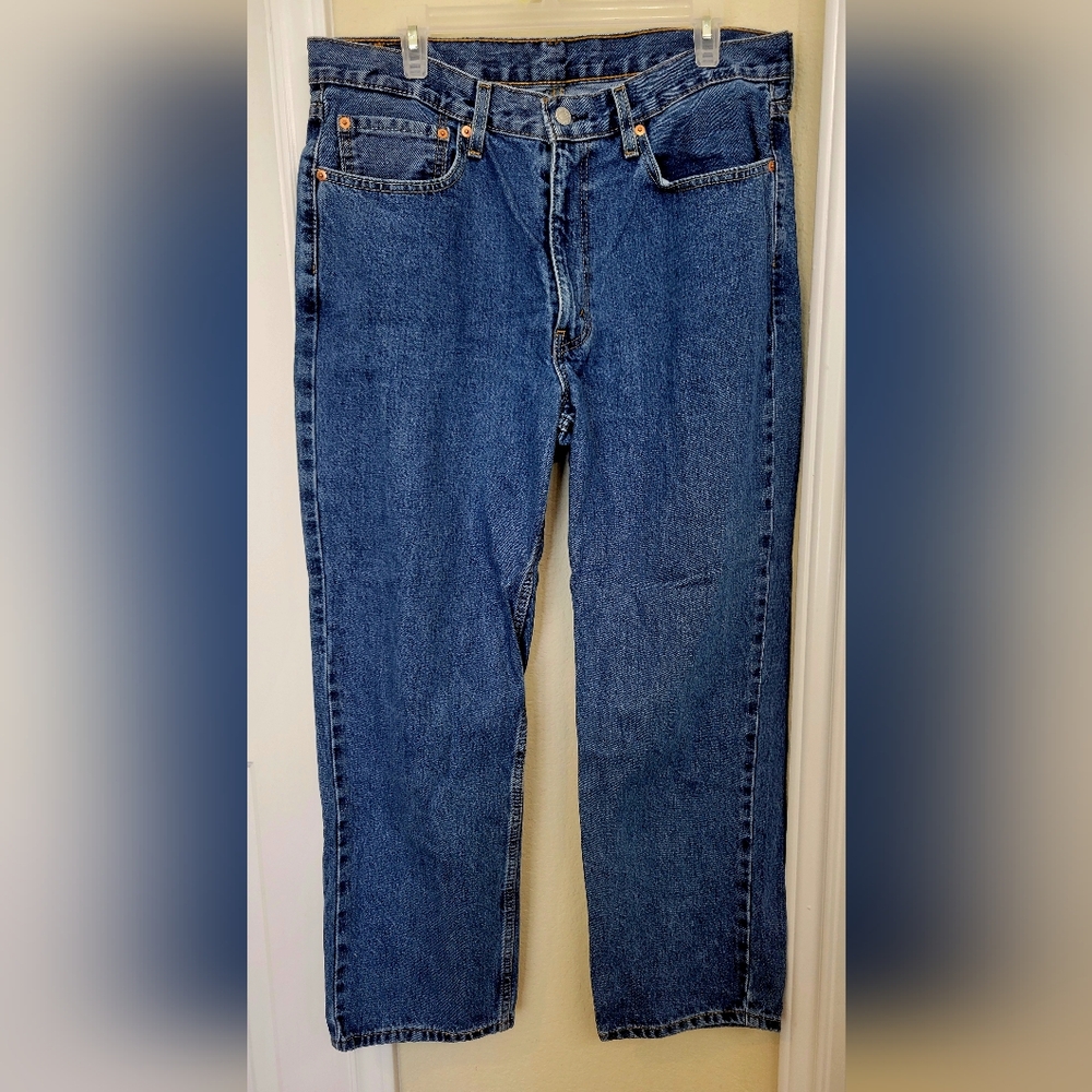 Levis 550 Medium Wash Mens Jeans Size 36 X 30